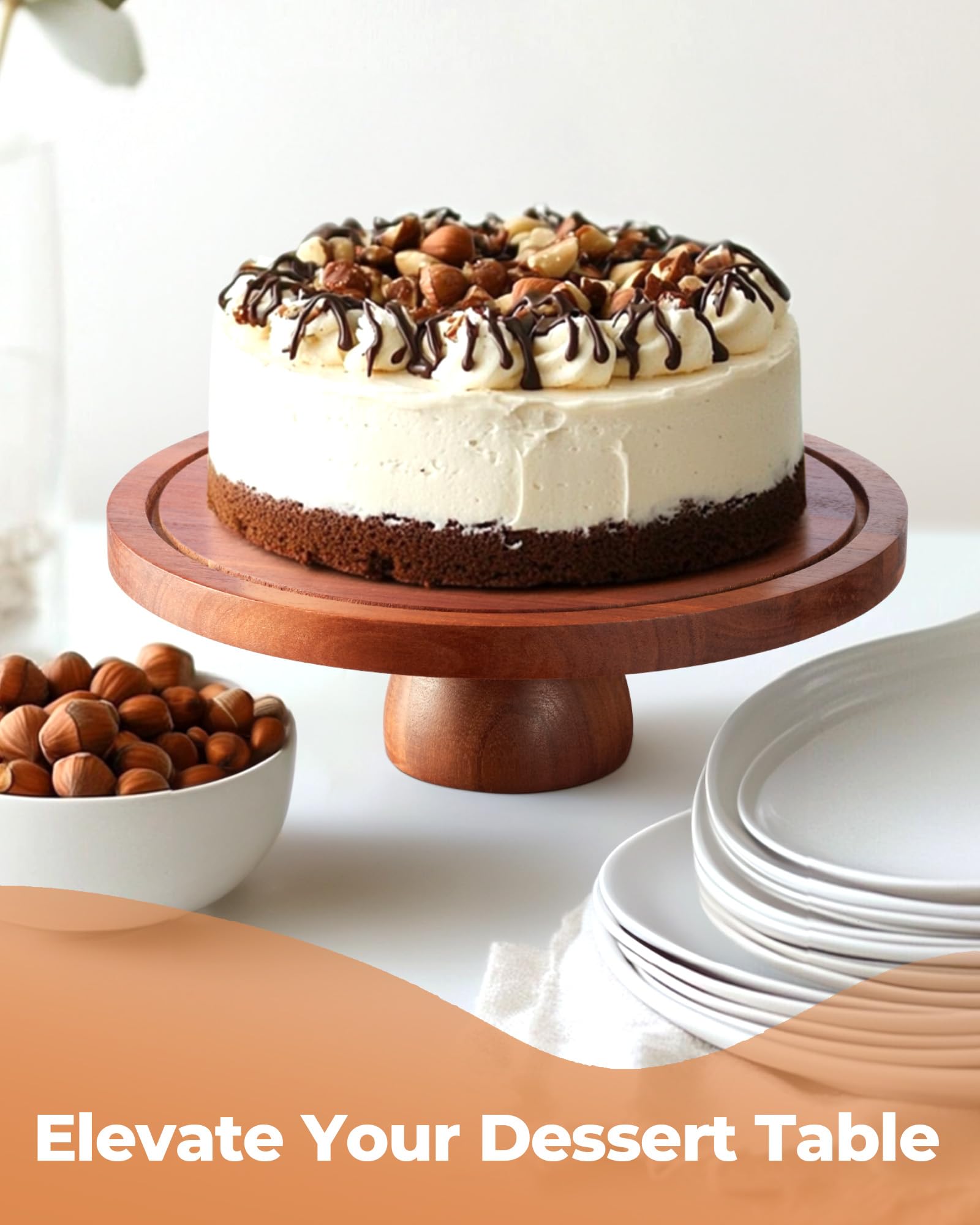 Kootek covered cake stand perfect for weddings and catered events