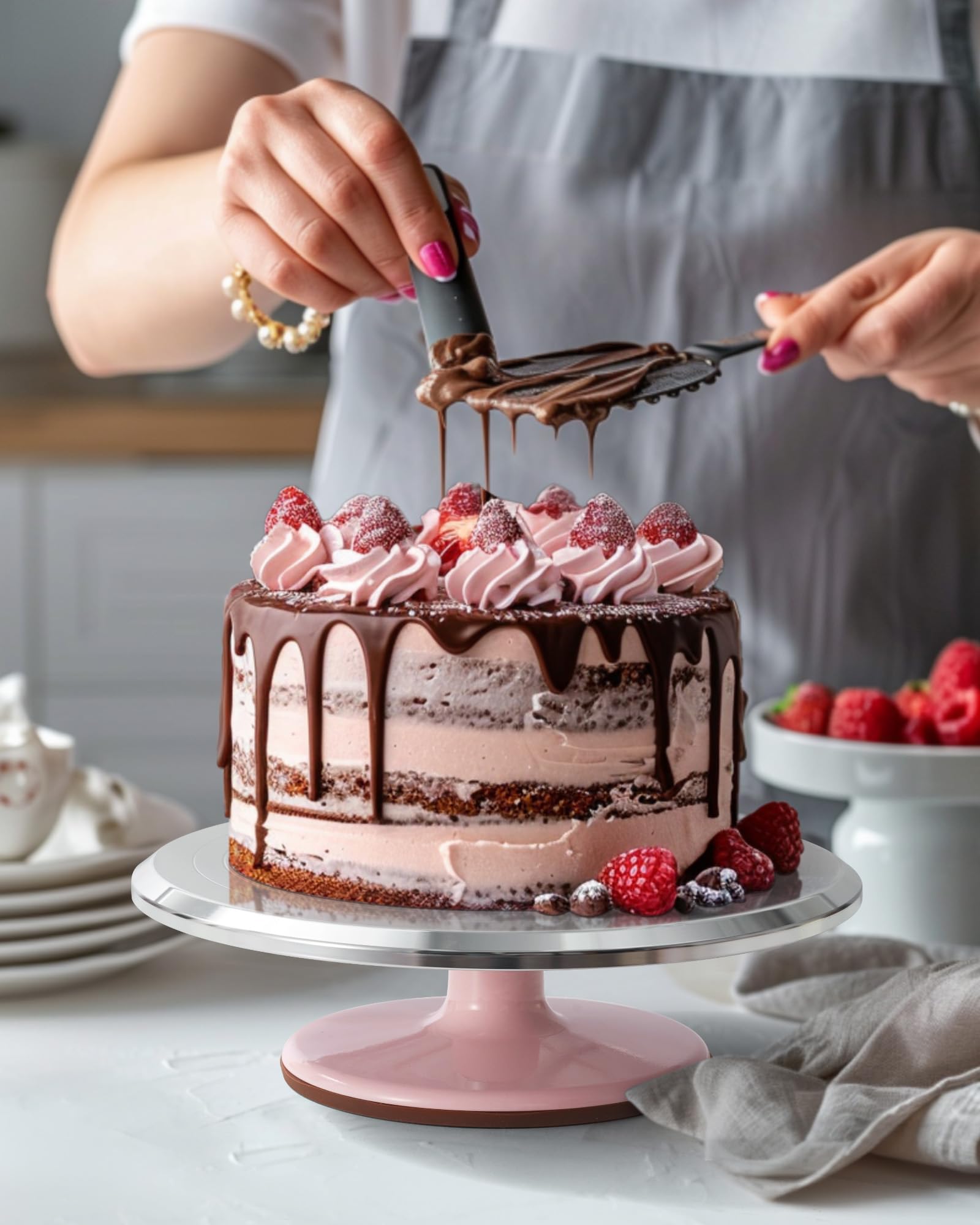 Kootek decorating kit essentials with durable stainless steel tools for baking projects
