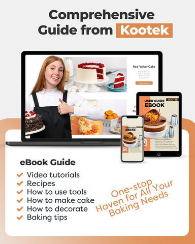 Kootek e-book guide baking helps improve decorating skills