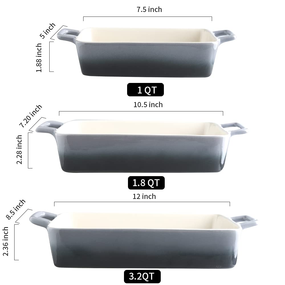 KOOV gradient gray 7.4x5 inch dish perfect for individual desserts.
