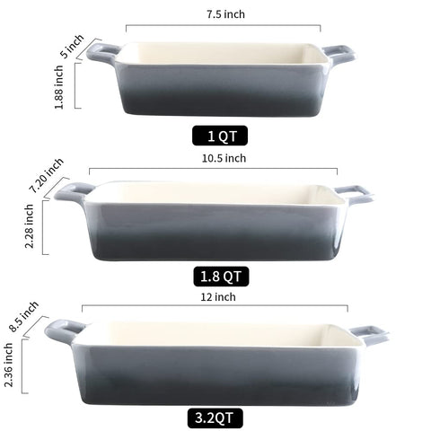KOOV gradient gray 7.4x5 inch dish perfect for individual desserts.