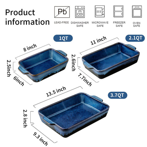 KOOV bakeware set reactive glaze closeup showing durable finish