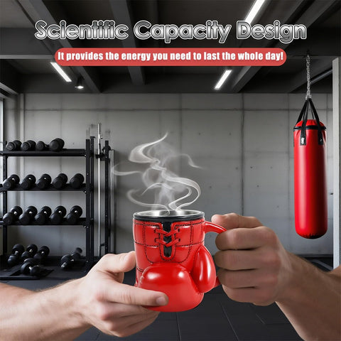 KoovDem Boxing Glove Mug uses lead-free glaze for safe, vibrant color.