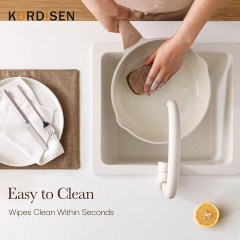 Kordisen nonstick pan with stay-cool Bakelite handle.