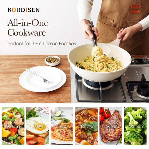 Kordisen deep 12-inch wok suitable for serving three to six people