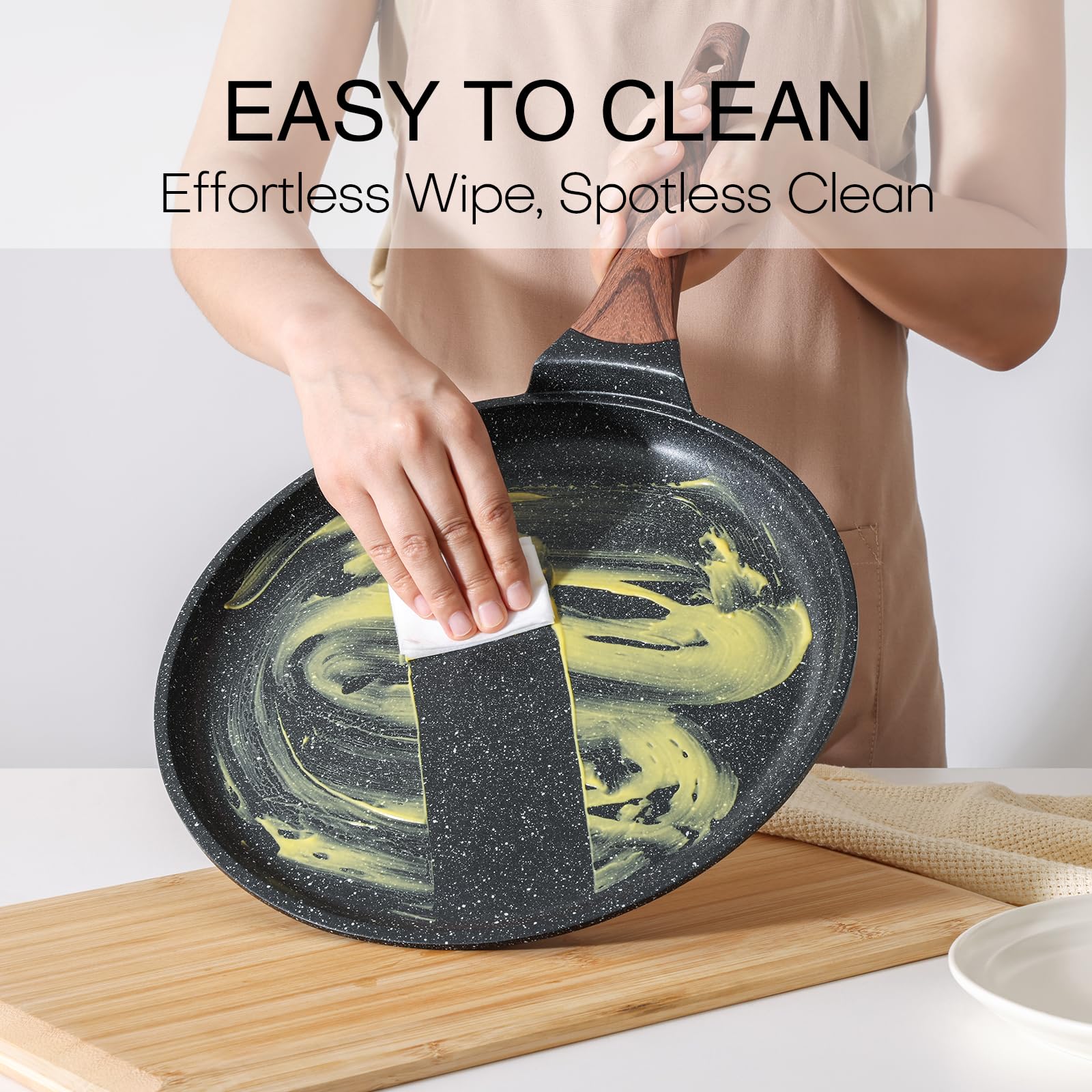 Induction-compatible pan designed for tortillas and roti beyond crepes.