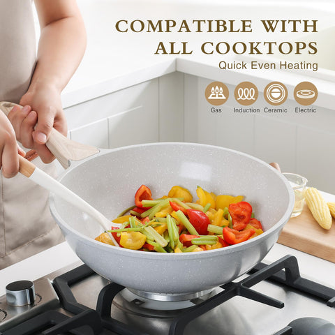 Kordisen nonstick interior highlights easy cleanup and minimal oil use.