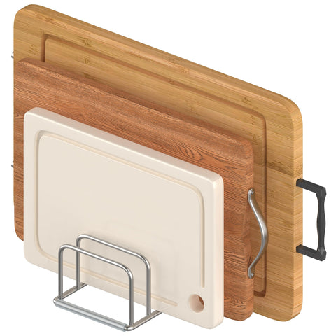KORRTFID cutting board organizer durable 304 stainless steel construction