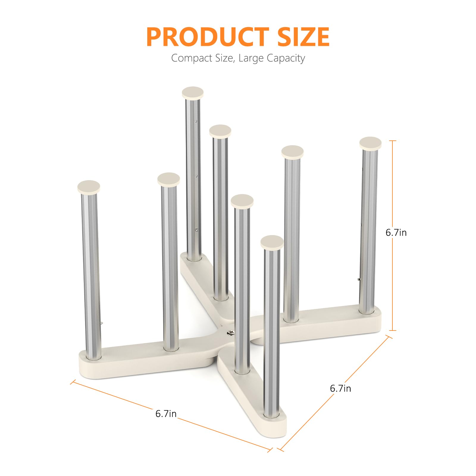 KORRTFID multi-purpose rack dries water bottles and bags effectively.