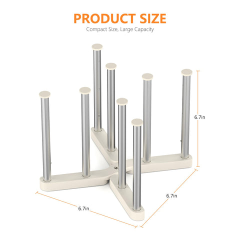 KORRTFID multi-purpose rack dries water bottles and bags effectively.