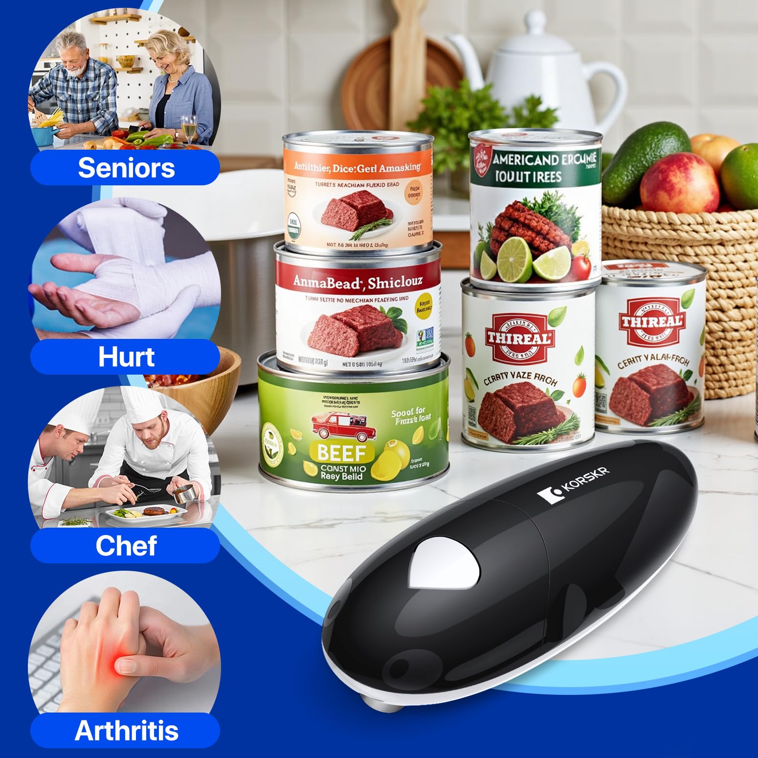 KORSKR fits most standard can sizes for versatile kitchen use.