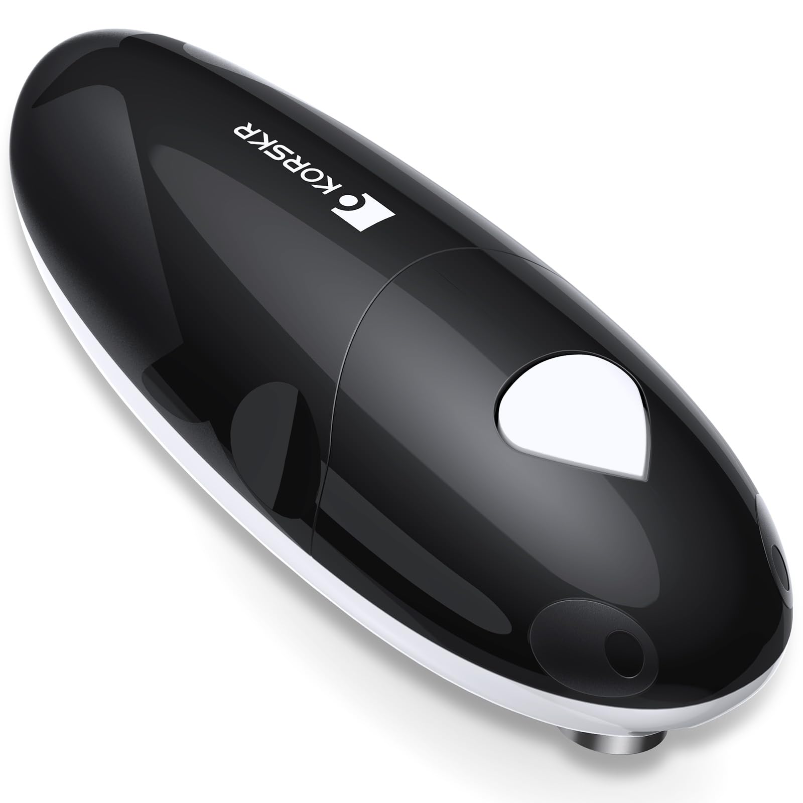 KORSKR electric can opener with smooth edge for safe, clean cuts.