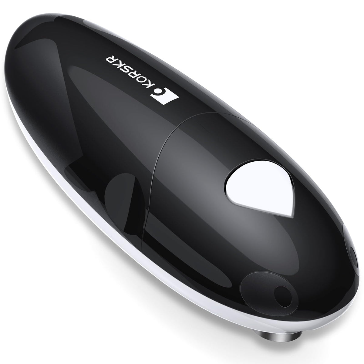 KORSKR electric can opener with smooth edge for safe, clean cuts.