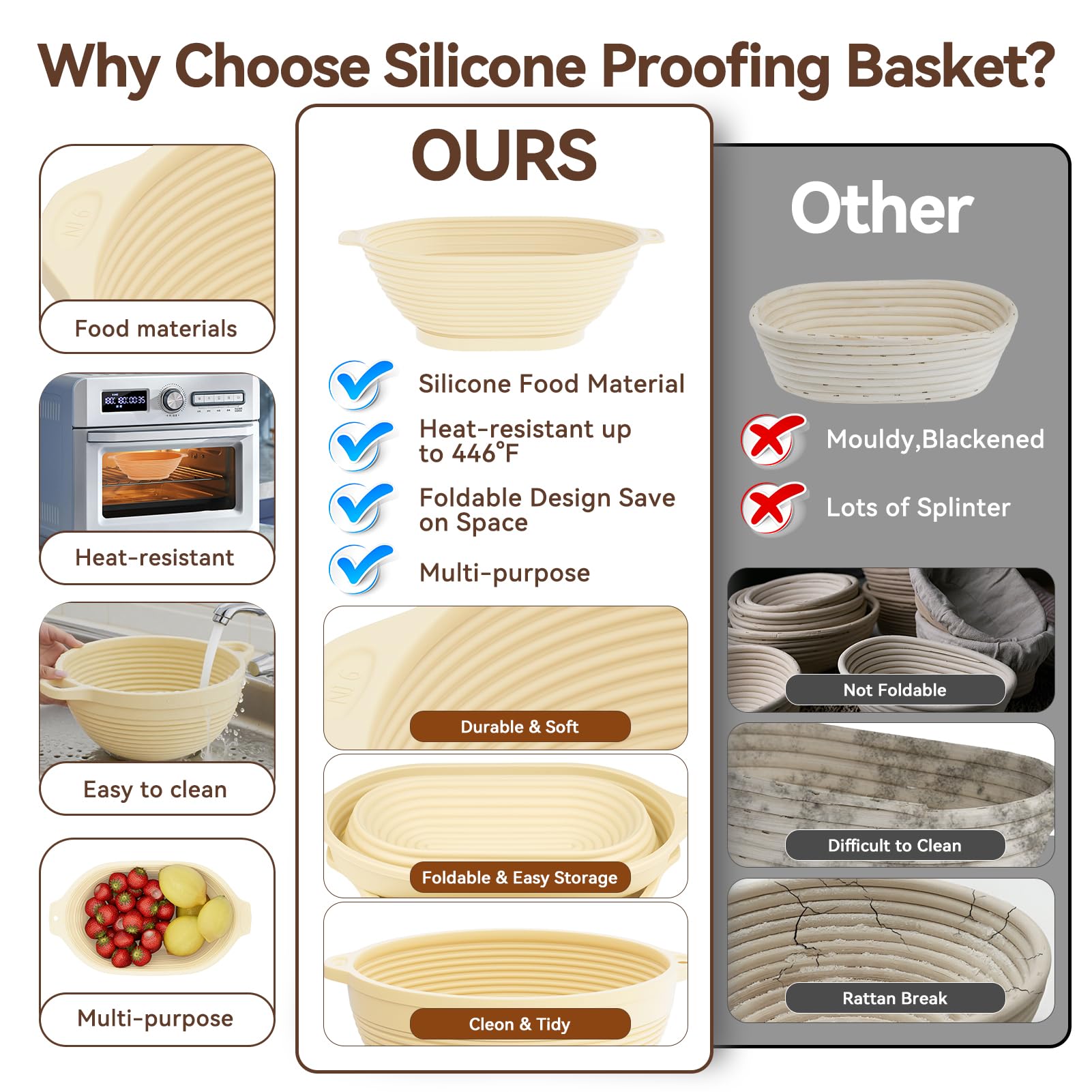 KOSBON bread bags and labels for organized baking