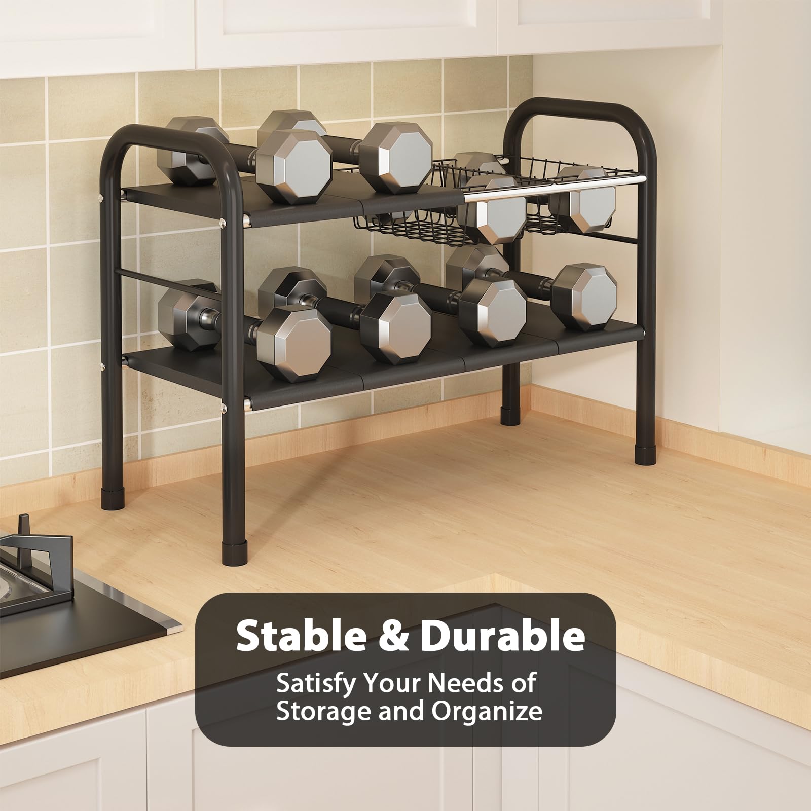 KOSIWU adjustable panels and height for flexible cabinet fit