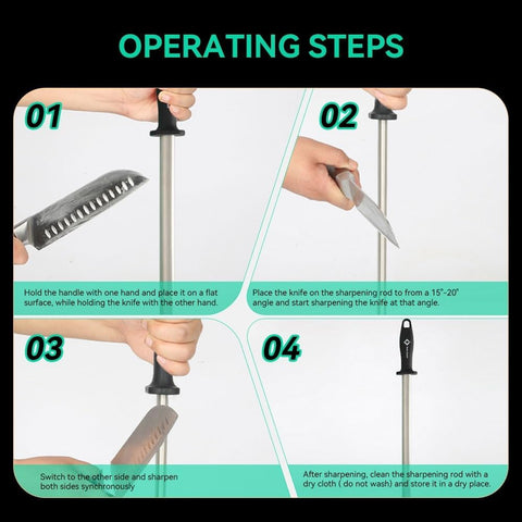 Kota Japan lifetime-tested sharpener rod promises long-lasting performance.
