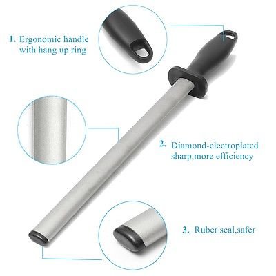 Kota Japan light-touch sharpening rod requires less effort.