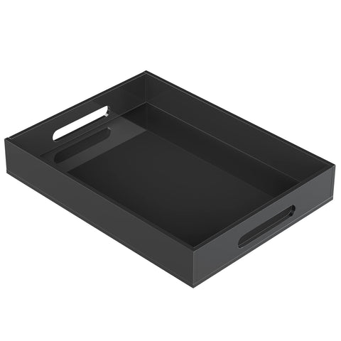 Kotemon acrylic serving tray with built-in handles for easy transport.