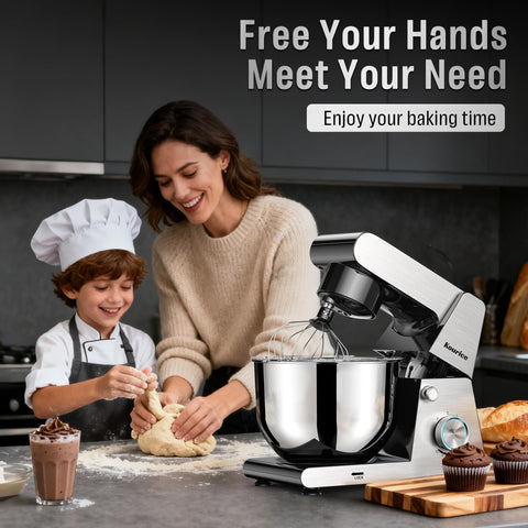 Kourice stand mixer splash guard and egg separator simplify ingredient addition