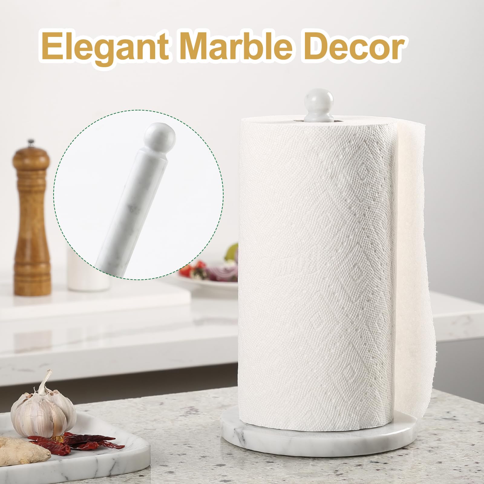Sturdy 7-inch base supports jumbo rolls with ease
