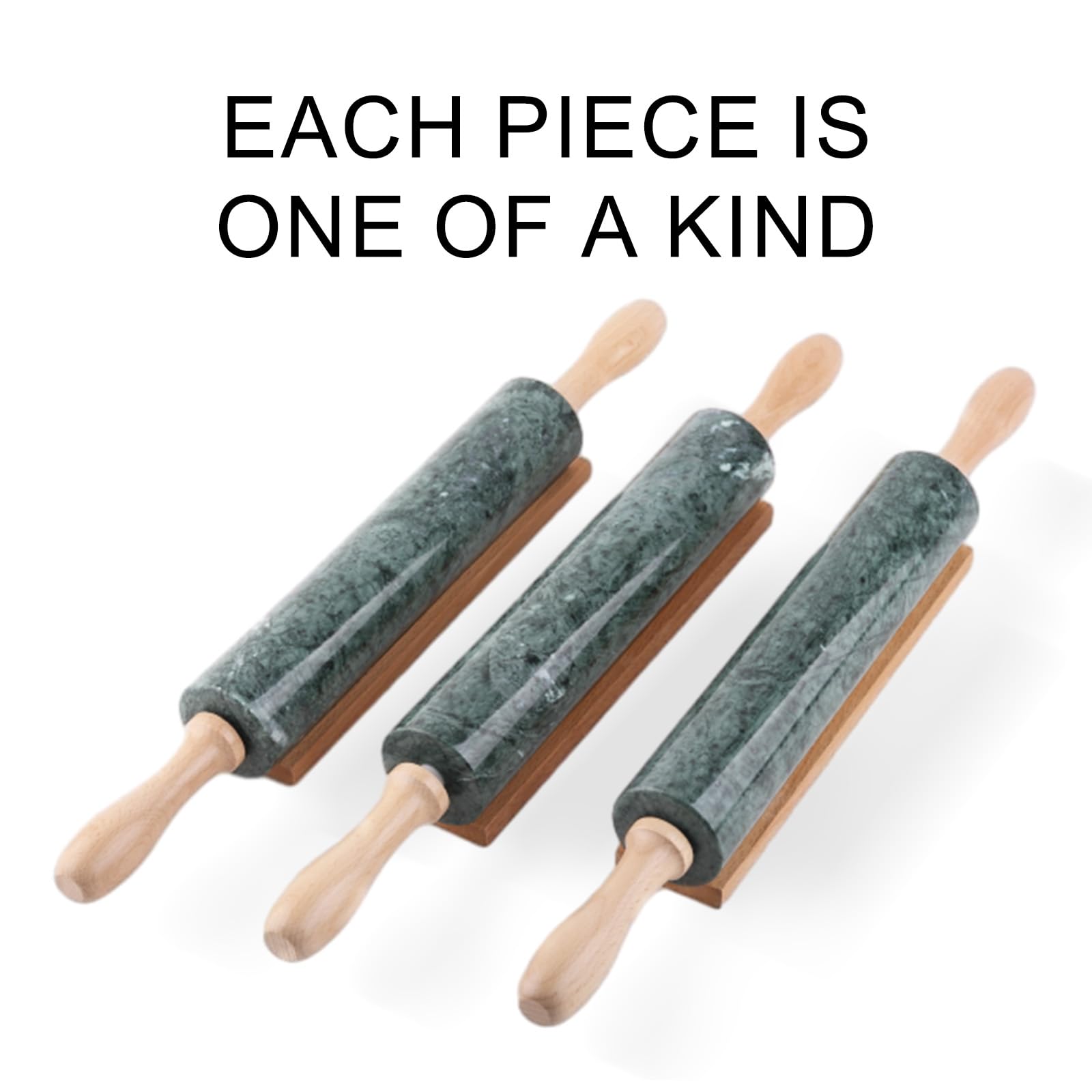Koville Marble Rolling Pin well polished surface enables long lasting use and durability