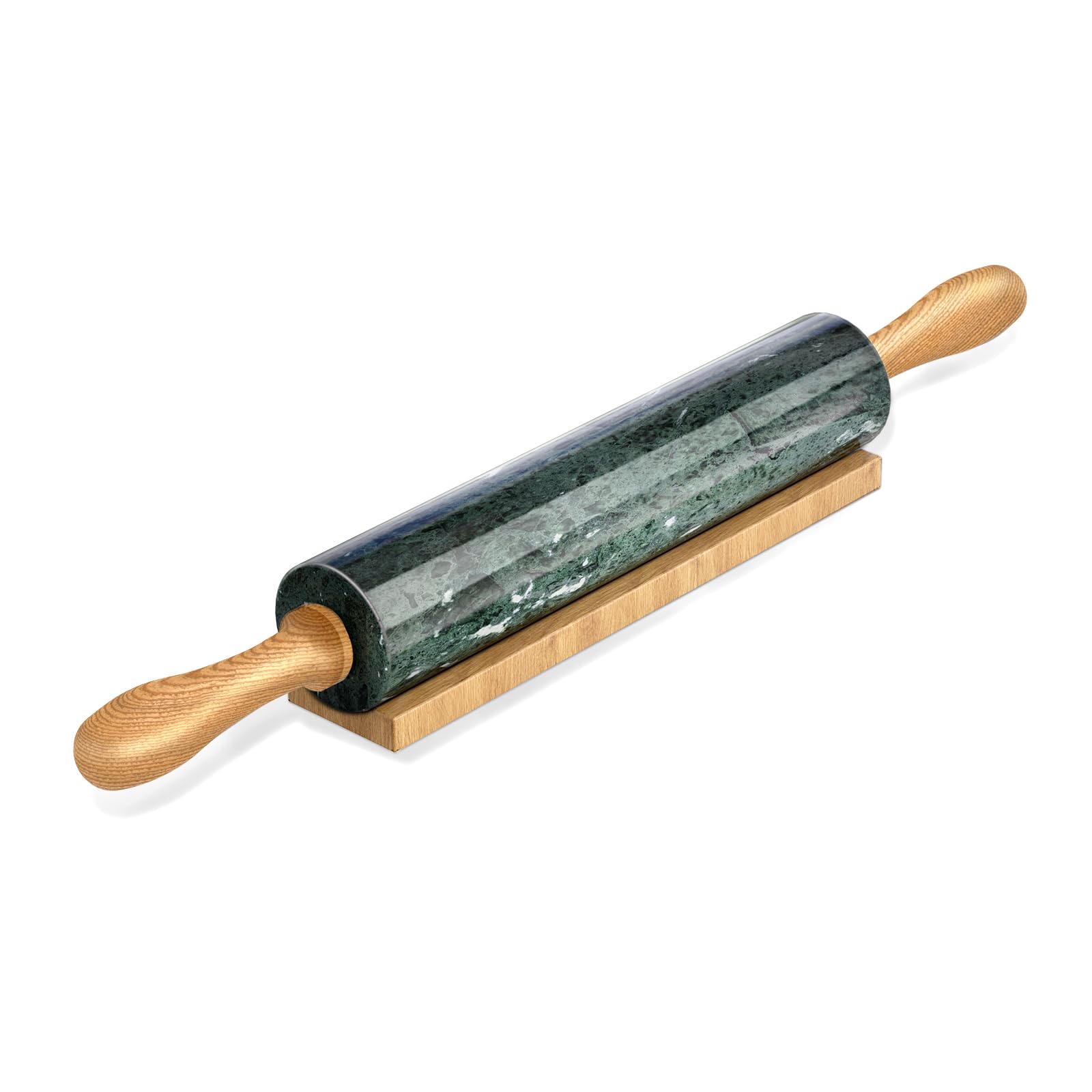 Koville Marble Rolling Pin with non stick surface for smooth dough rolling and less sticking