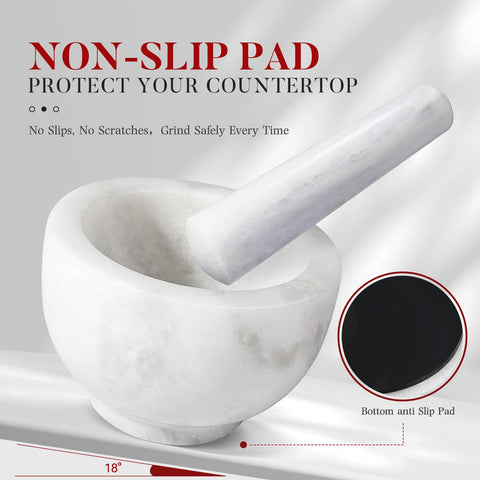 Koville spice grinding with this mortar-pestle releases aromas from dry ingredients.