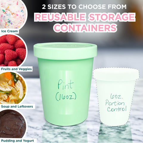 KOYAIRE container with writing area for easy labeling
