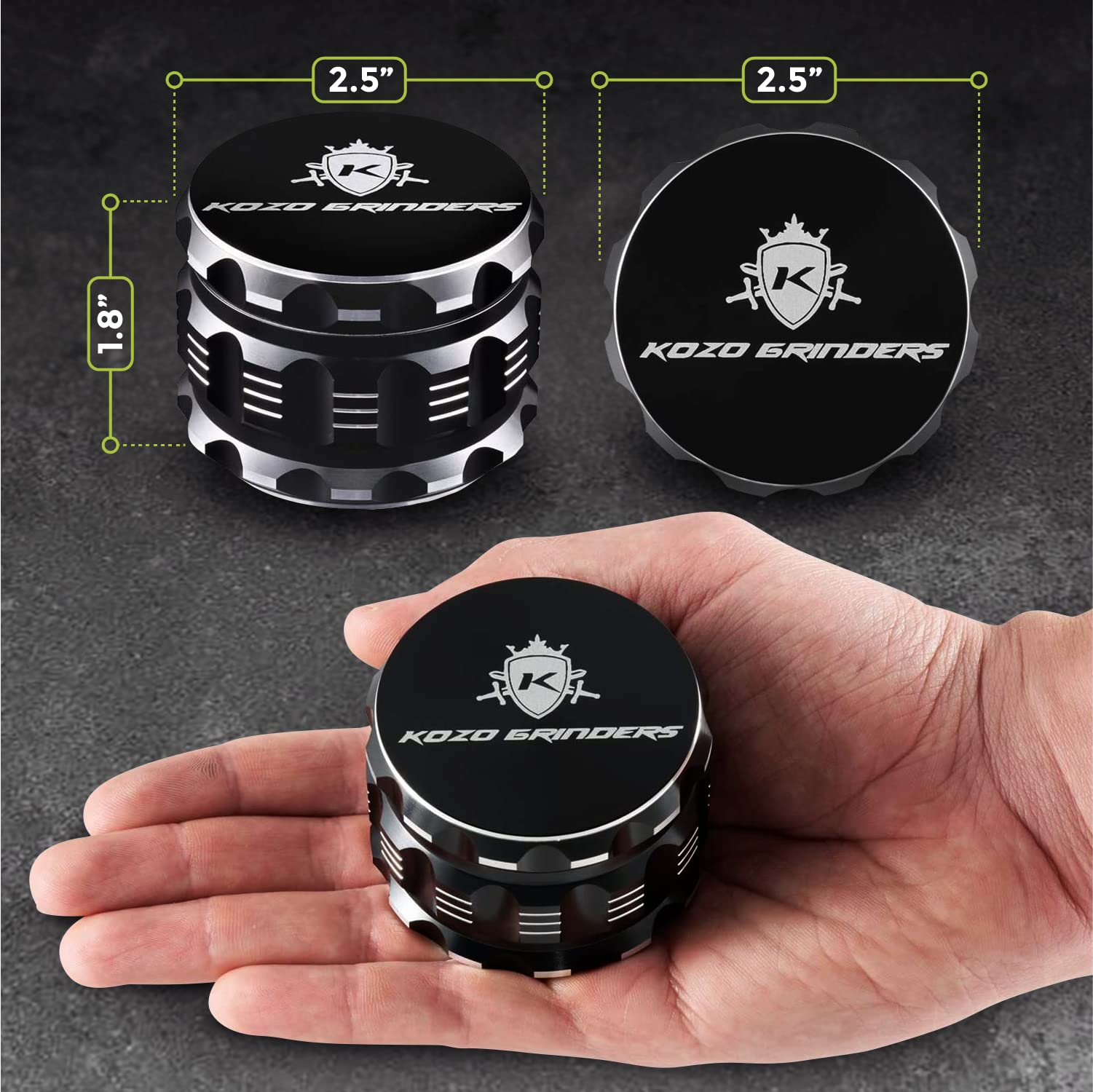 KOZO large-capacity kitchen grinder handles bigger batches.