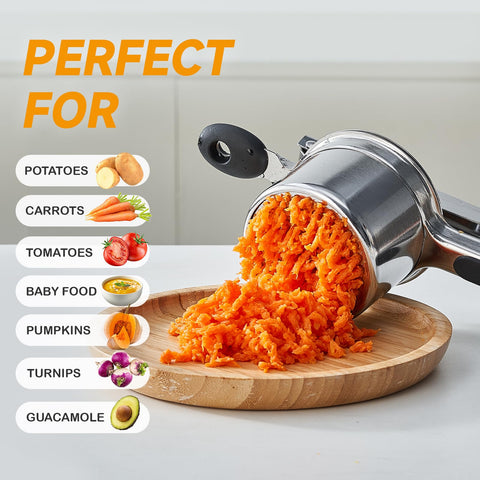 K-PamirZone heavy-duty ricer handles large batches with ease.