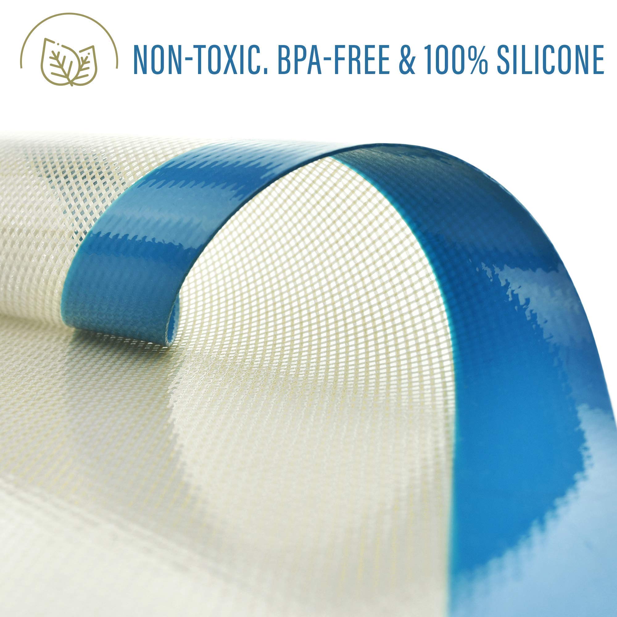 KPKitchen silicone mat easy-clean design supports dishwasher-safe maintenance