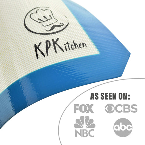 KPKitchen silicone baking mat withstands wide temperature range for versatile cooking