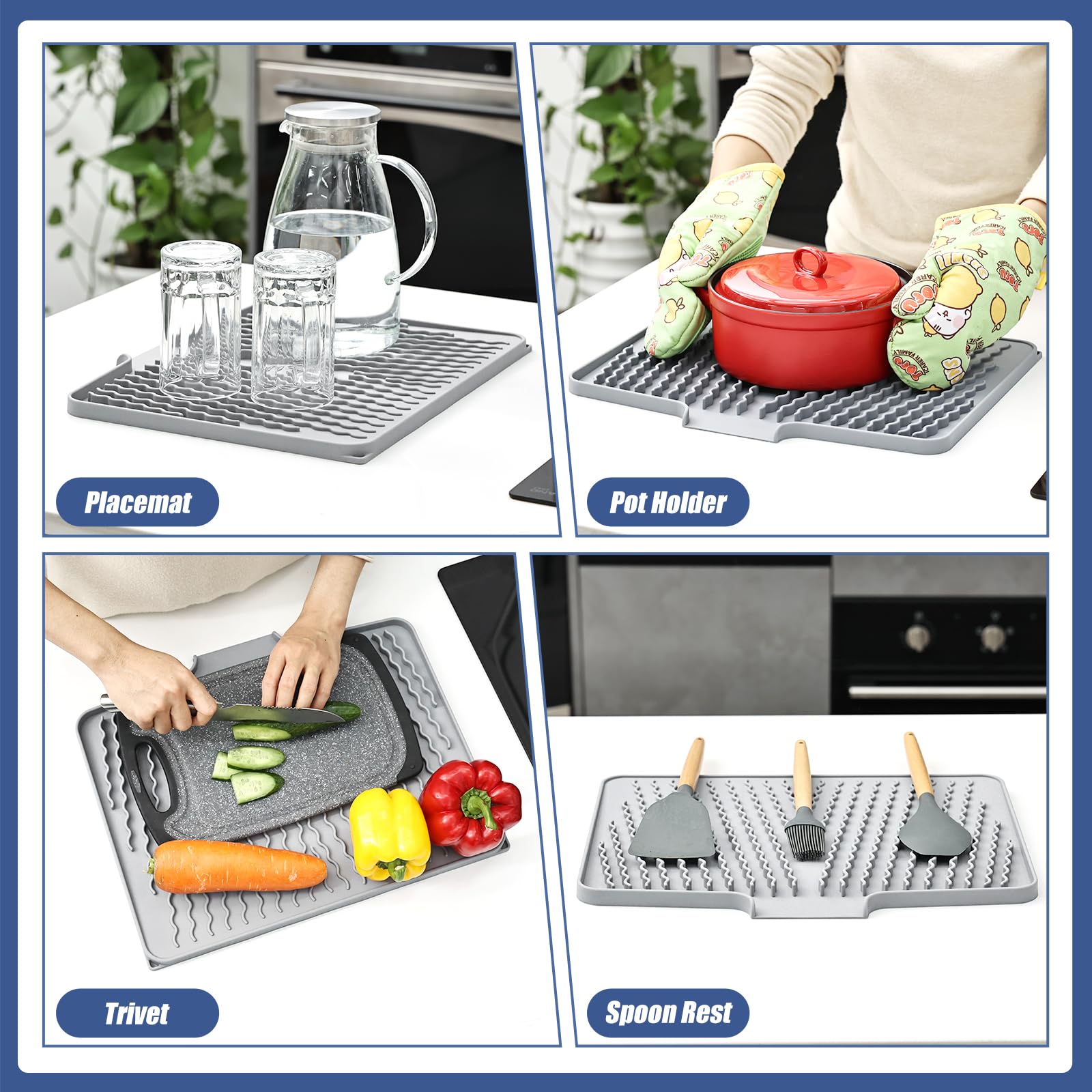 KR KITCHENRAKU mat used as fridge liner or hot cookware pad.