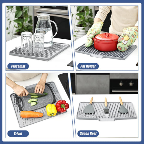 KR KITCHENRAKU mat used as fridge liner or hot cookware pad.