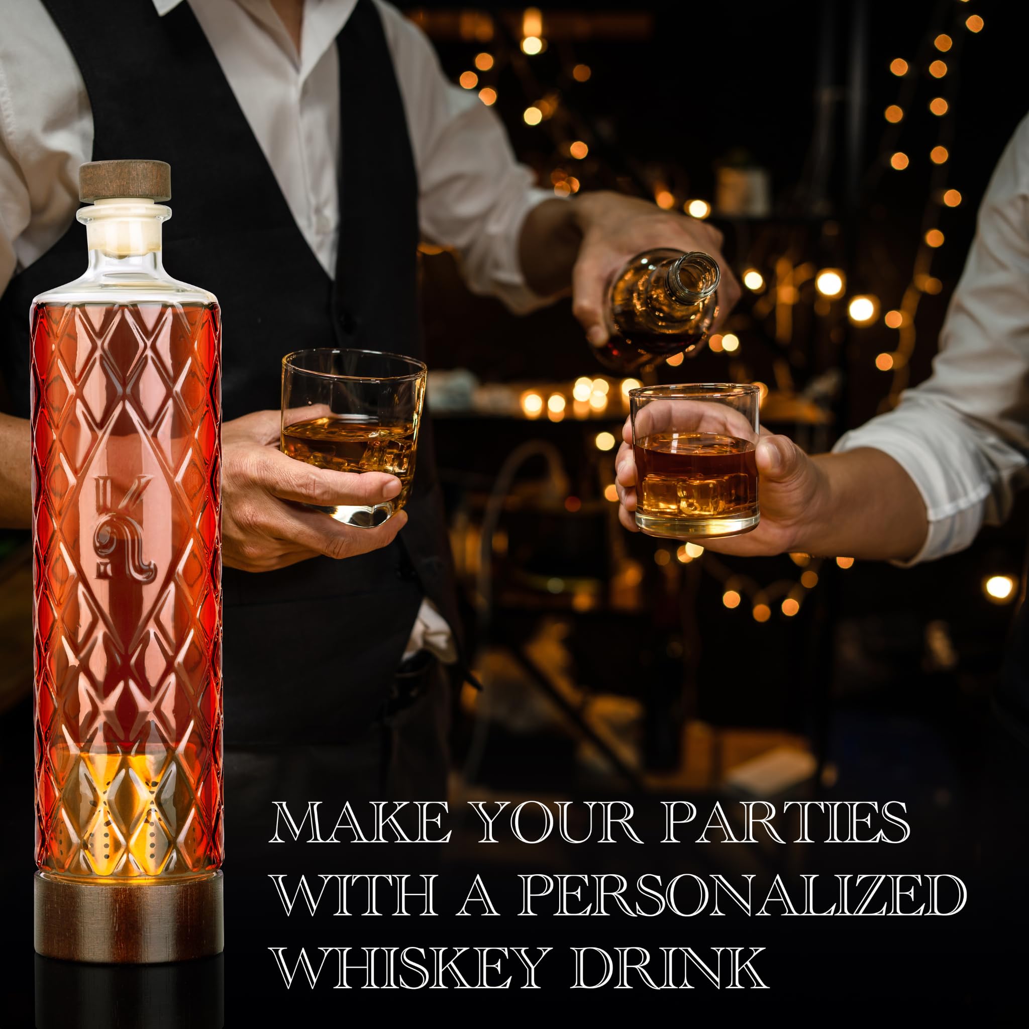 Krafterize DIY Whiskey Infusion Kit wood chips showcase aging hints