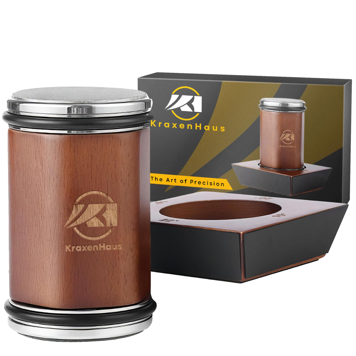 KraxenHaus Tumbler sharpener offers four angle settings for precise edge control.