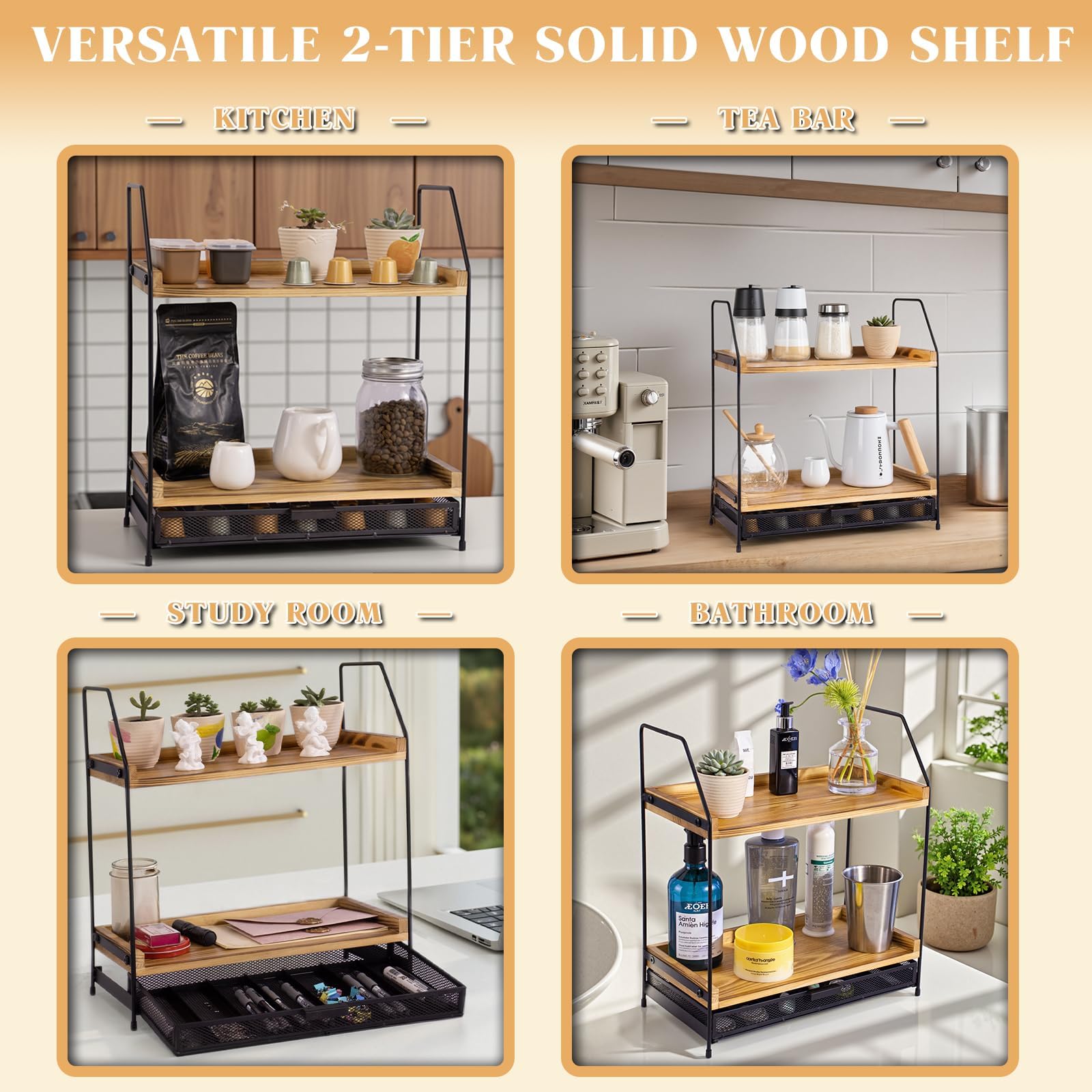 Krbnk organizer highlights space-saving decor for compact countertops
