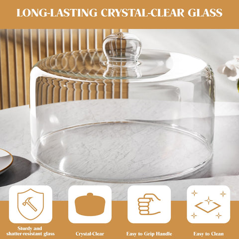 Krbnk dome ensures coverage on plates 12 inches and larger for stability
