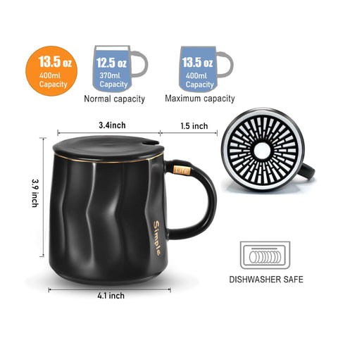 KRGMNHR mug warmer compatibility supports steady warmth during work or study.