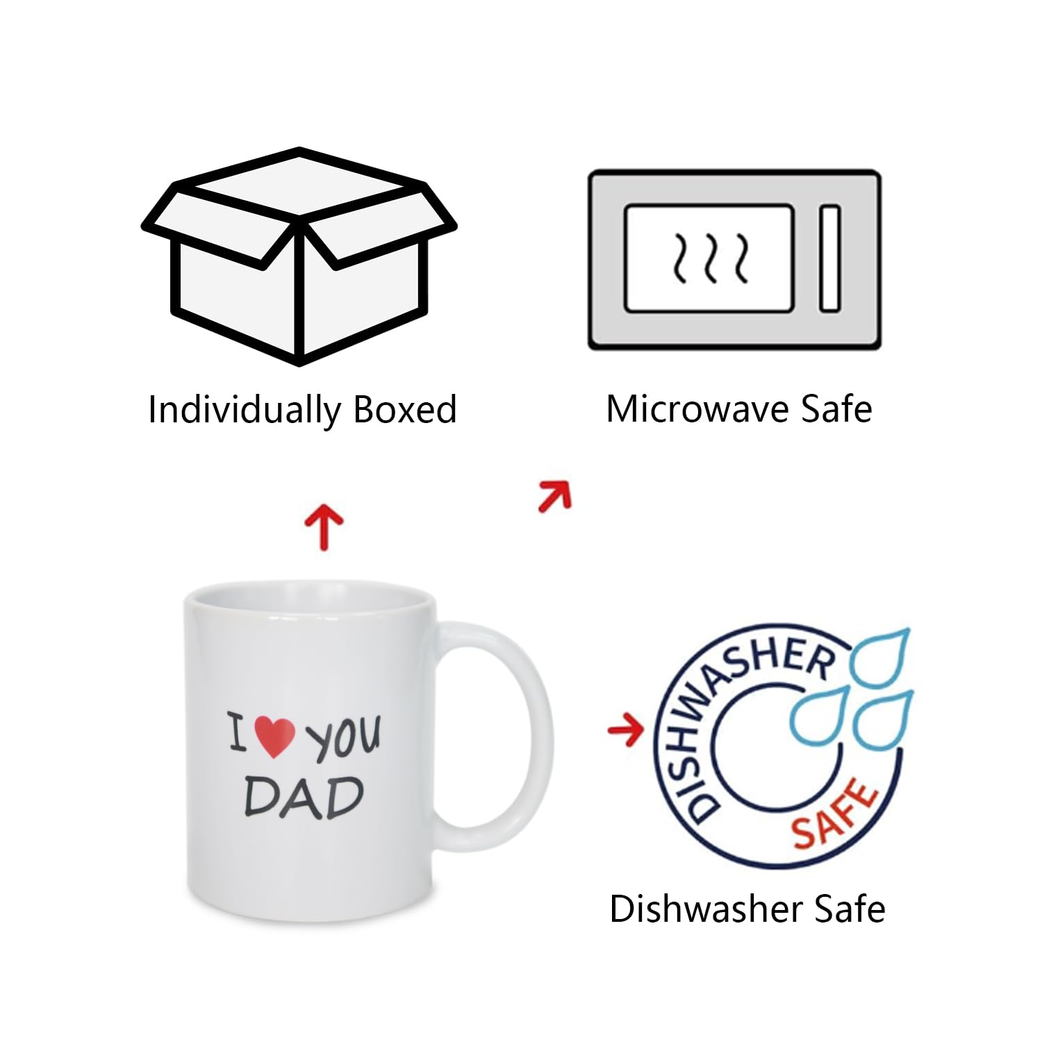 KRLWO dad gift box mug with gift-ready presentation for Father’s Day.