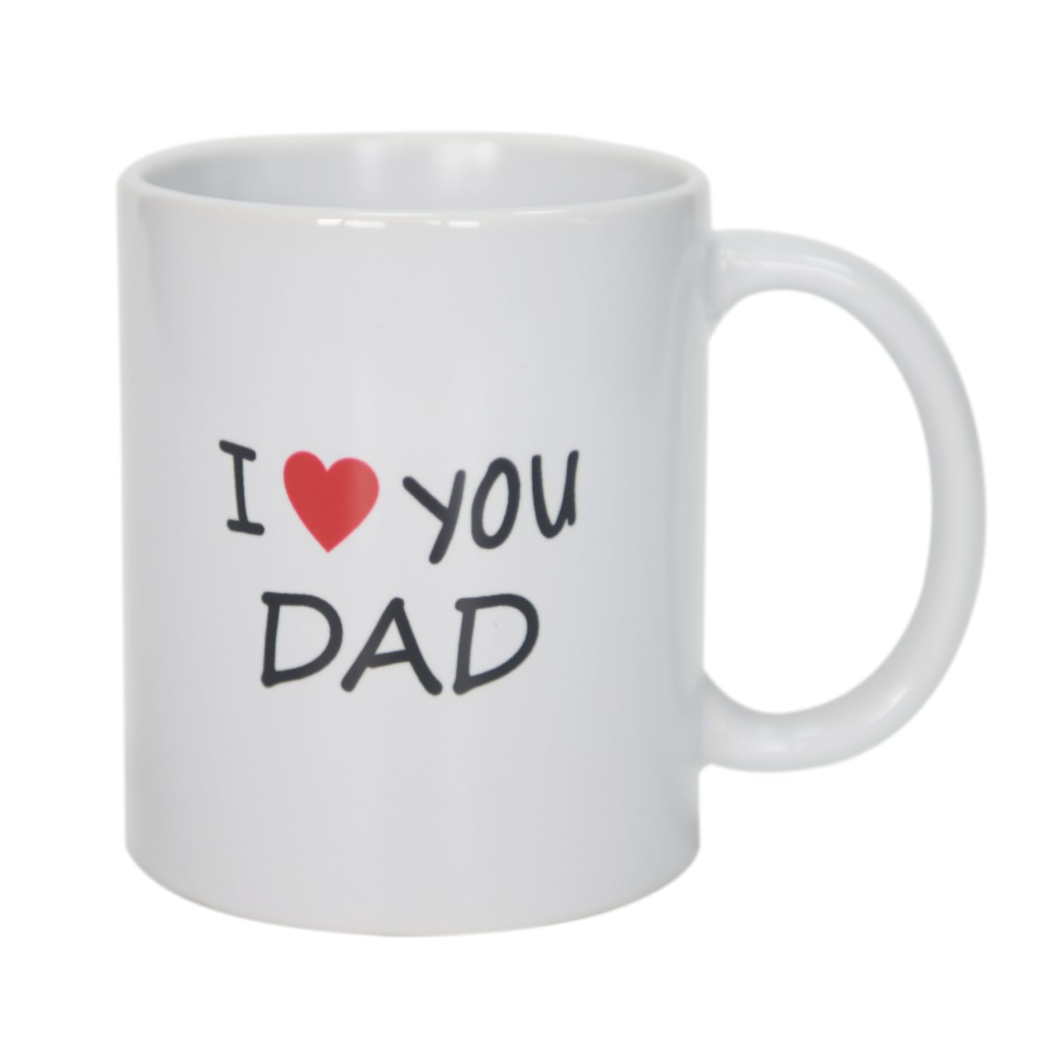 KRLWO I Love You Dad mug displayed, ideal for Father's Day gifts.
