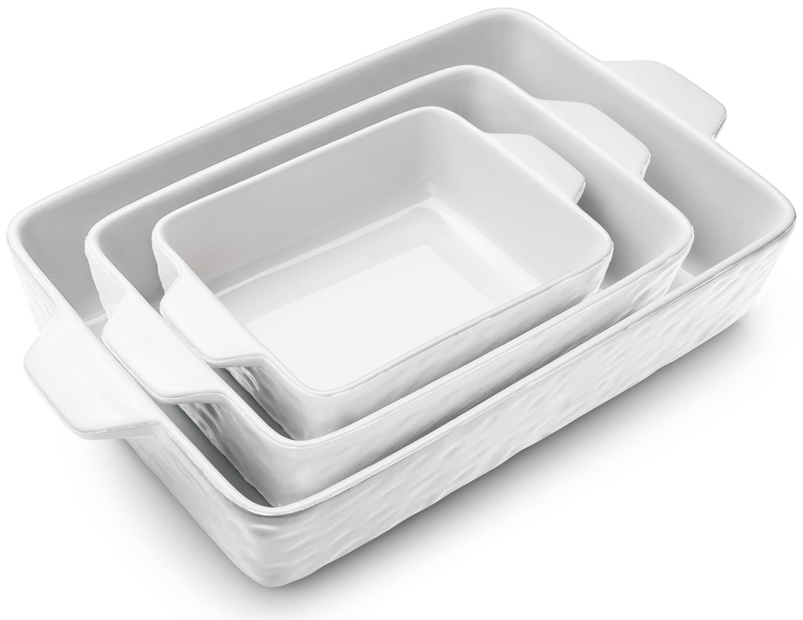 Krokori baking dish with a wavy pattern for stylish daily baking