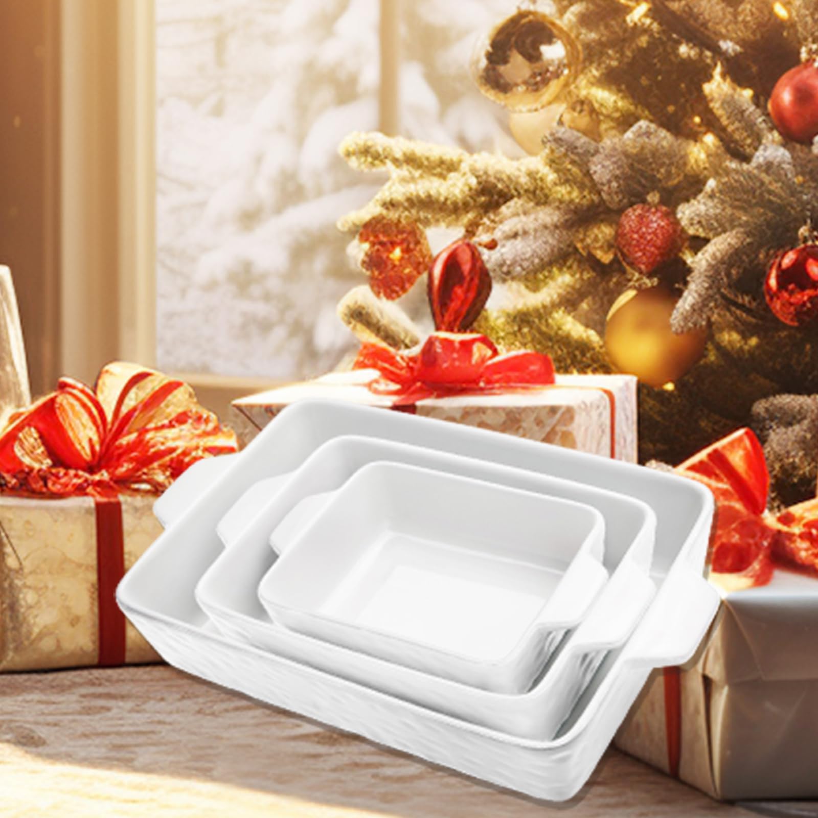 Krokori porcelain casserole dish ideal for roasts and casseroles