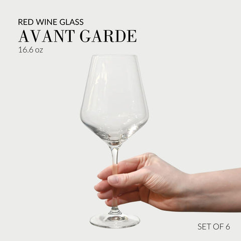 Krosno crystal-clear glass showcases wine color with dishwasher-safe convenience