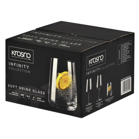Krosno Infinity glass is ideal for everyday sipping and celebrations