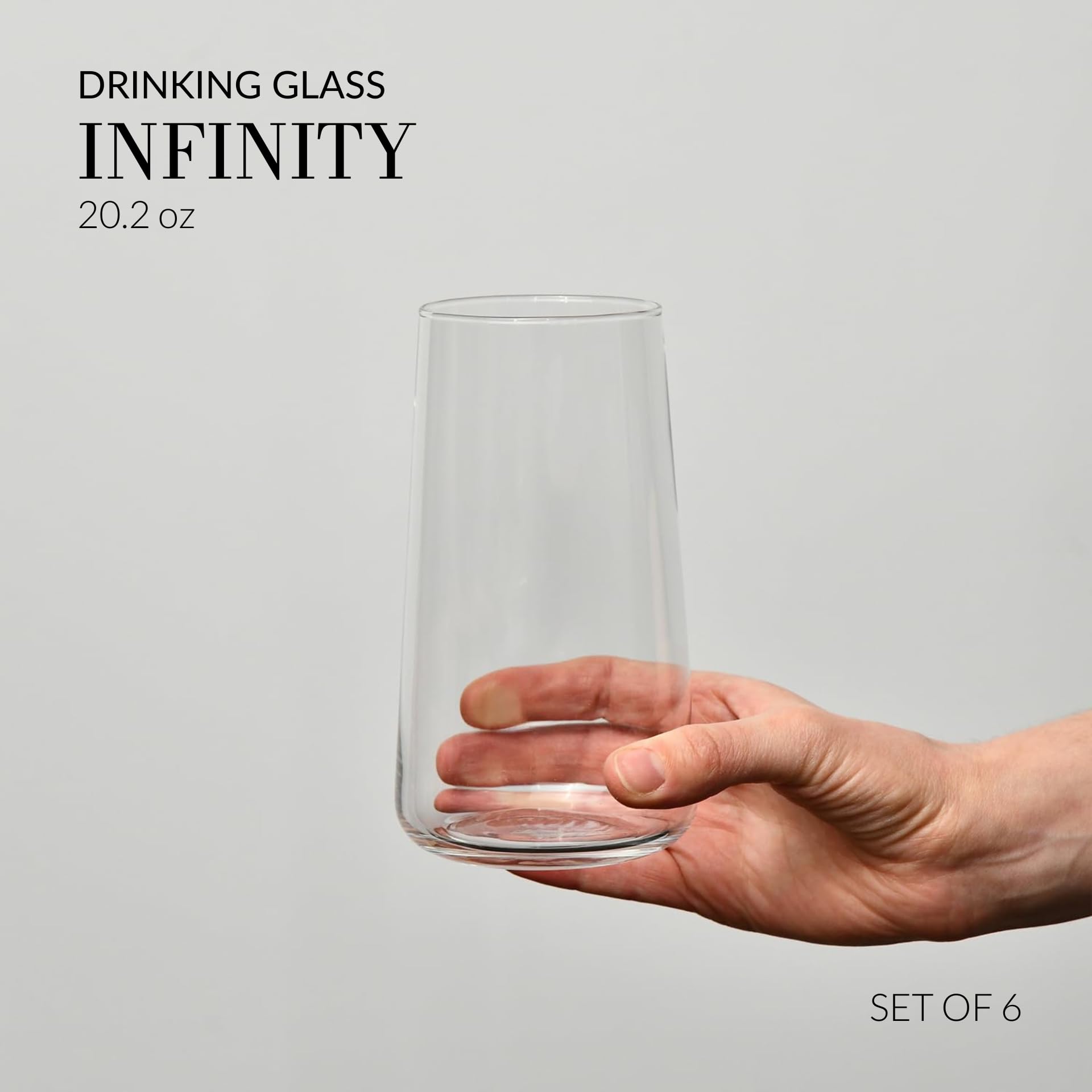 Krosno Infinity glass enhances table settings with timeless elegance.