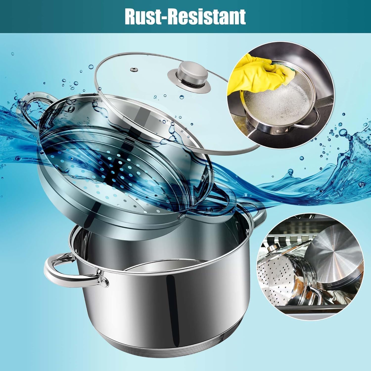 KroWallu dishwasher-safe finish for quick, effortless cleanup.