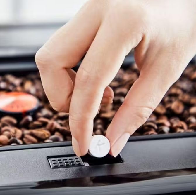 KRUPS EA82 EA9000 compatibility ensures simple upkeep with XS3000 tablets.