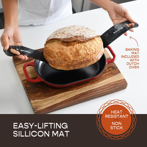 Krustic tight-sealing lid locks in moisture for juicy results