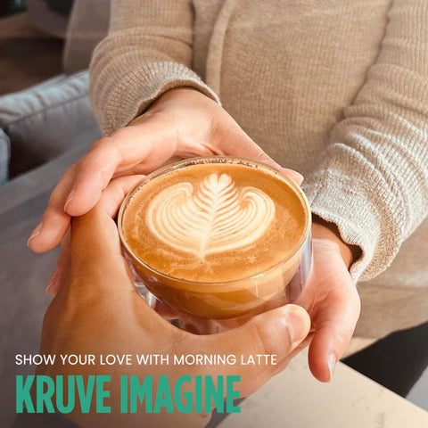 KRUVE IMAGINE dishwasher-safe glass for easy cleaning after use.